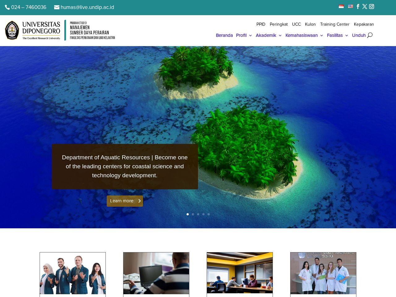 Screenshot of https://akuatik.fpik.undip.ac.id