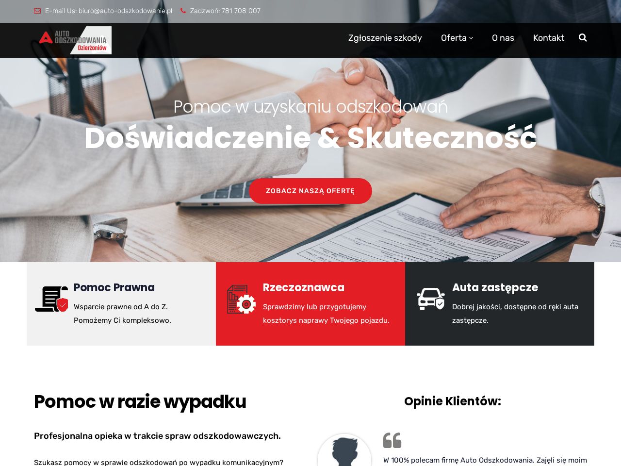 Screenshot of https://auto-odszkodowanie.pl