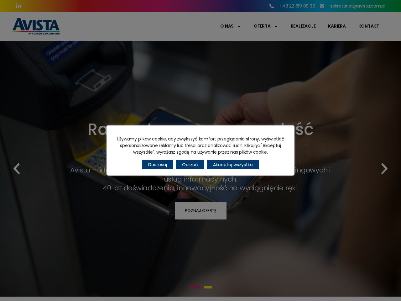Screenshot of https://avista.com.pl