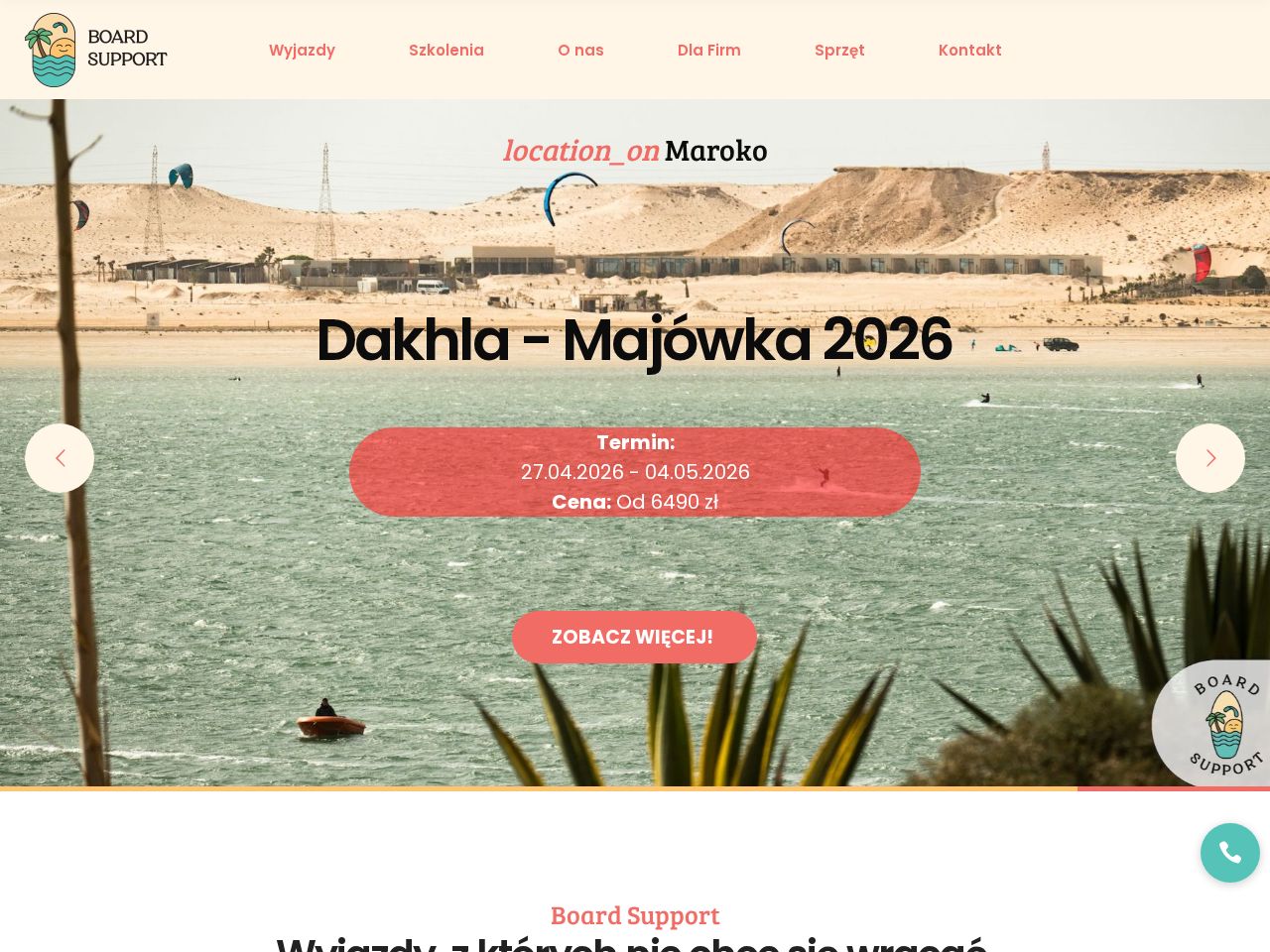 Screenshot of https://boardsupport.pl