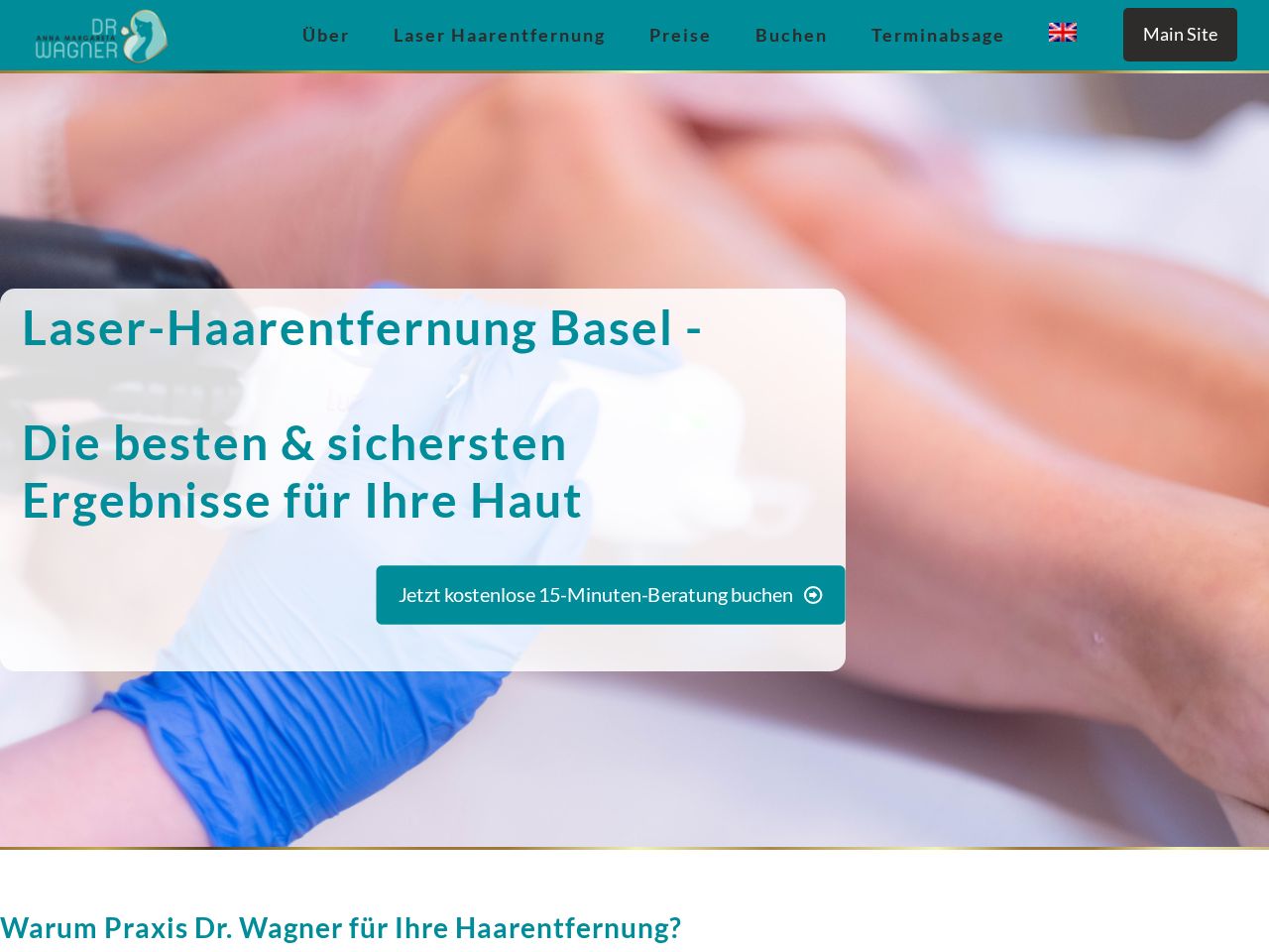 Screenshot of https://dauerhaftehaarentfernungbasel.ch