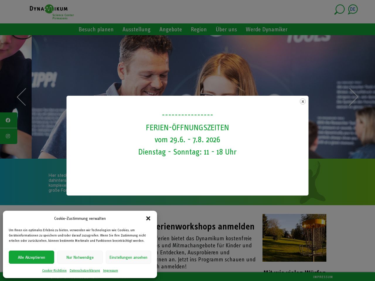 Screenshot of https://dynamikum.de