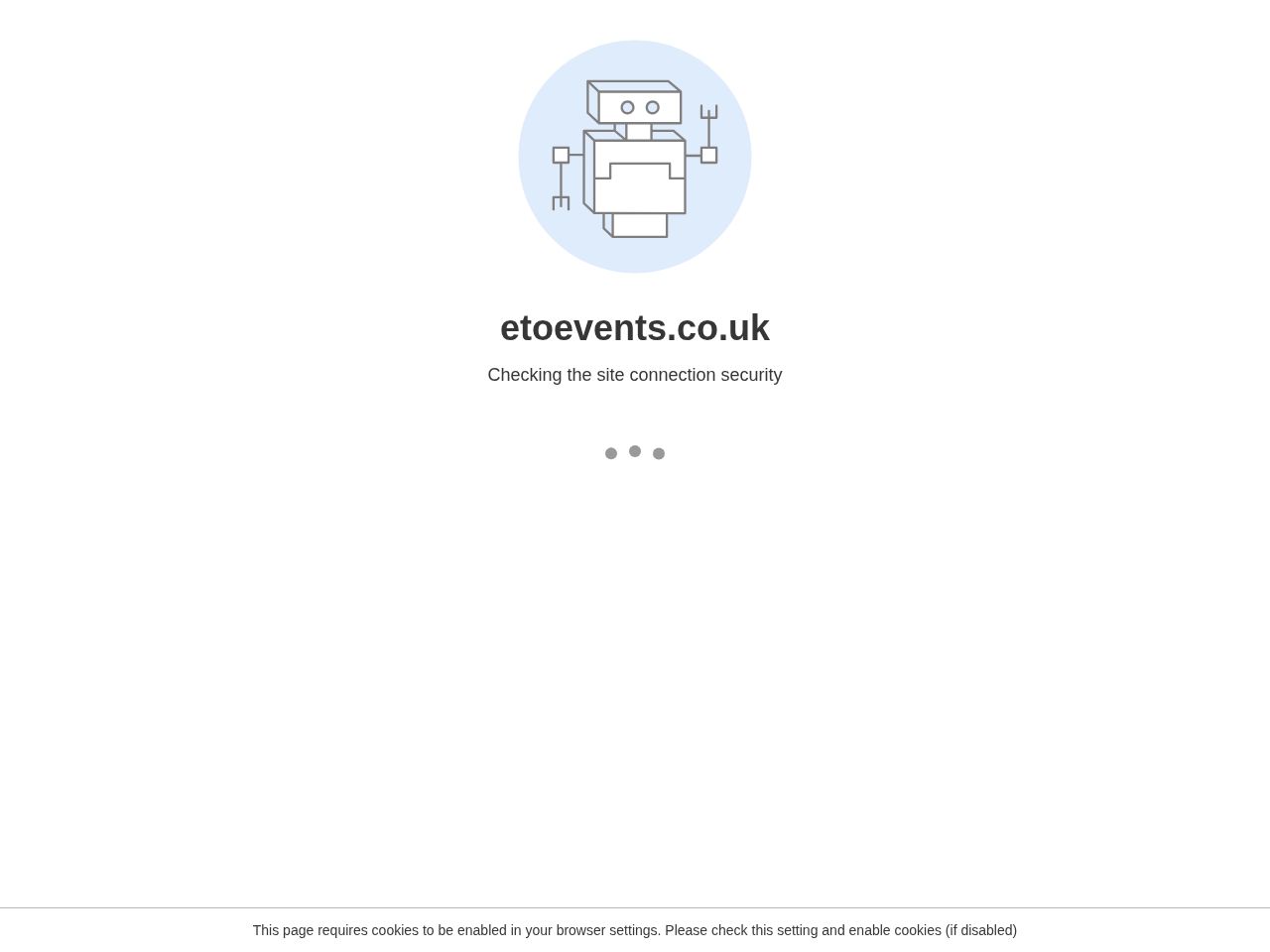 Screenshot of https://etoevents.co.uk