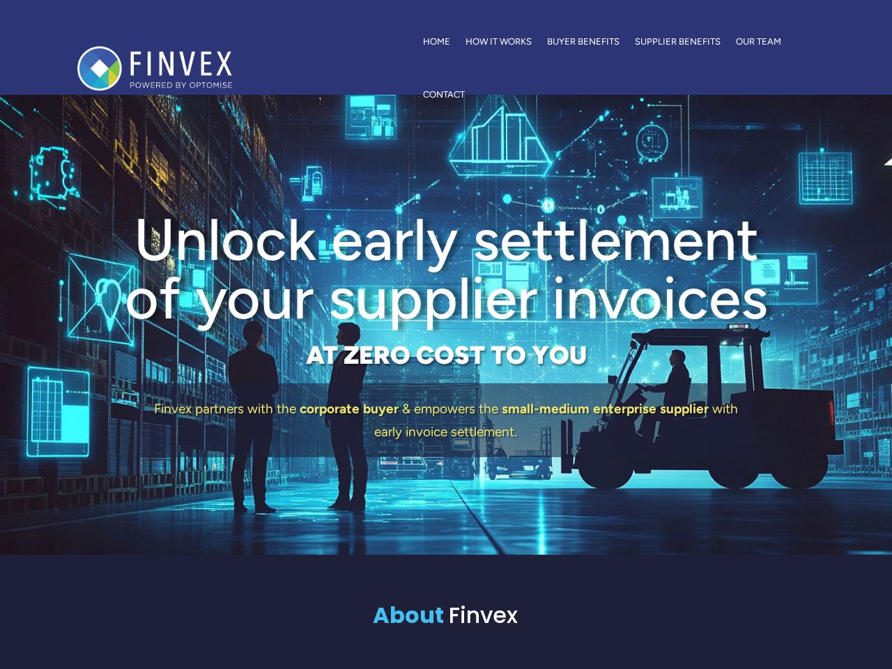 Screenshot of https://finvex.co.za