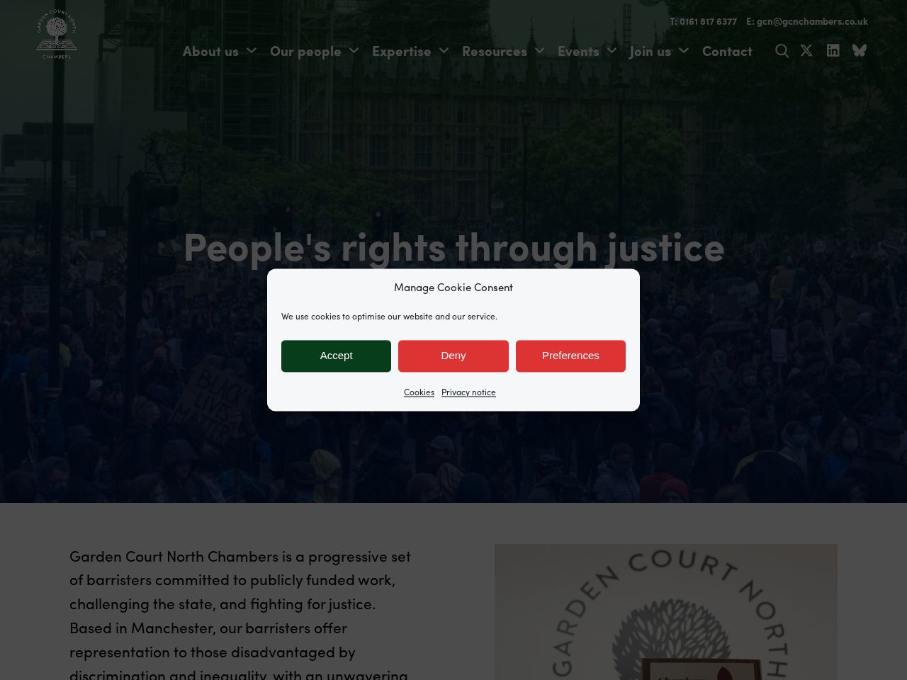 Screenshot of https://gcnchambers.co.uk
