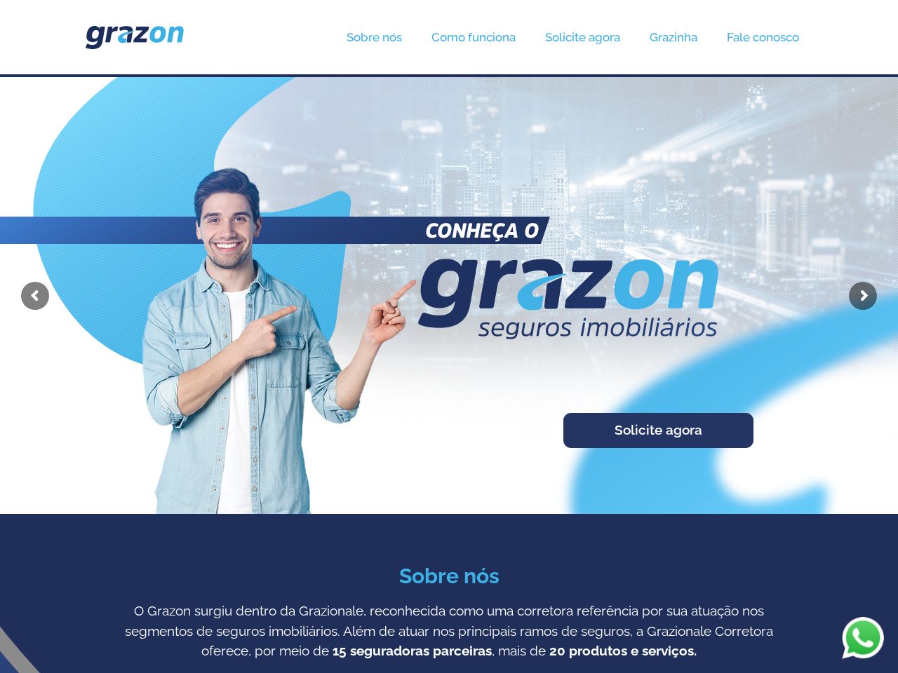 Screenshot of https://grazon.com.br