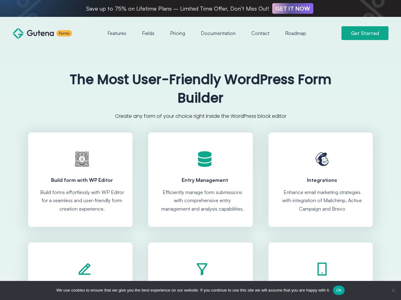 Screenshot of https://gutena.io