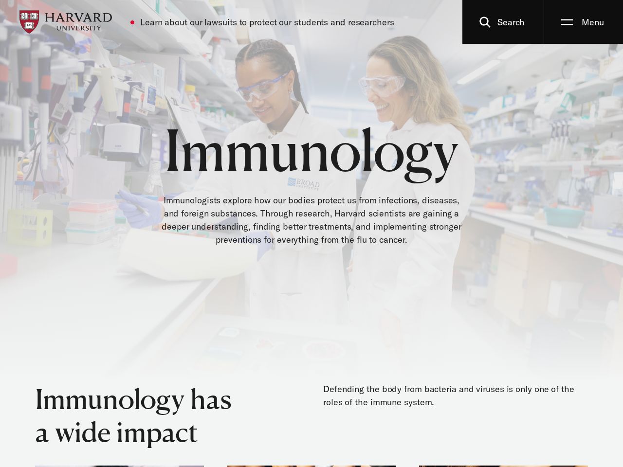 Screenshot of https://harvard.edu