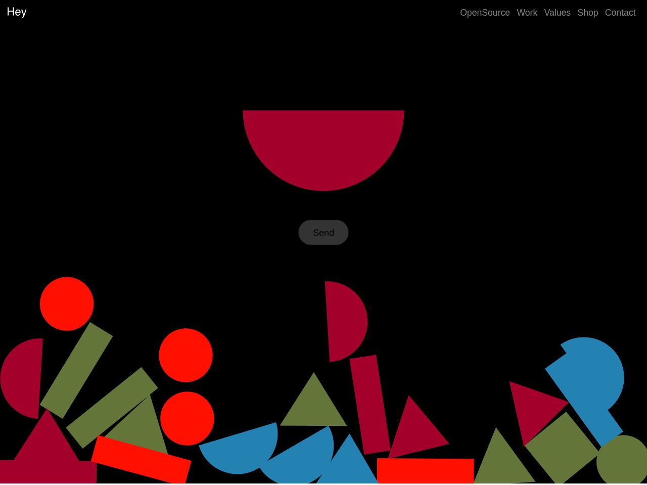 Screenshot of https://heystudio.es