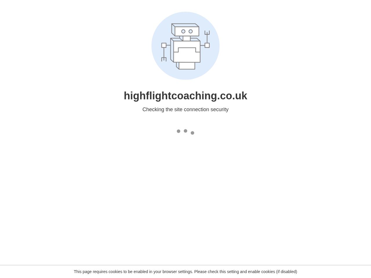 Screenshot of https://highflightcoaching.co.uk