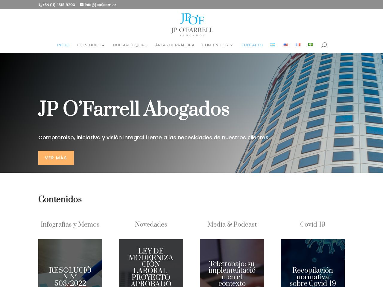 Screenshot of https://jpof.com.ar