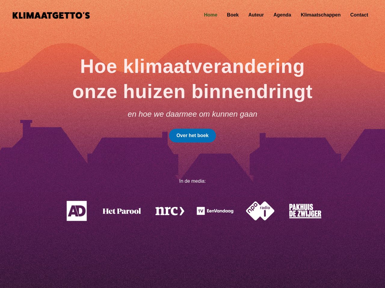 Screenshot of https://klimaatgettos.nl