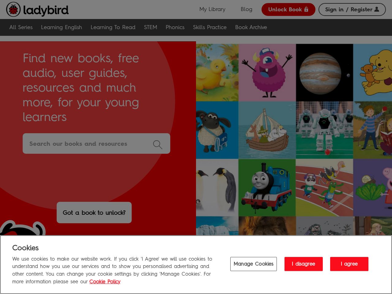 Screenshot of https://ladybirdeducation.co.uk