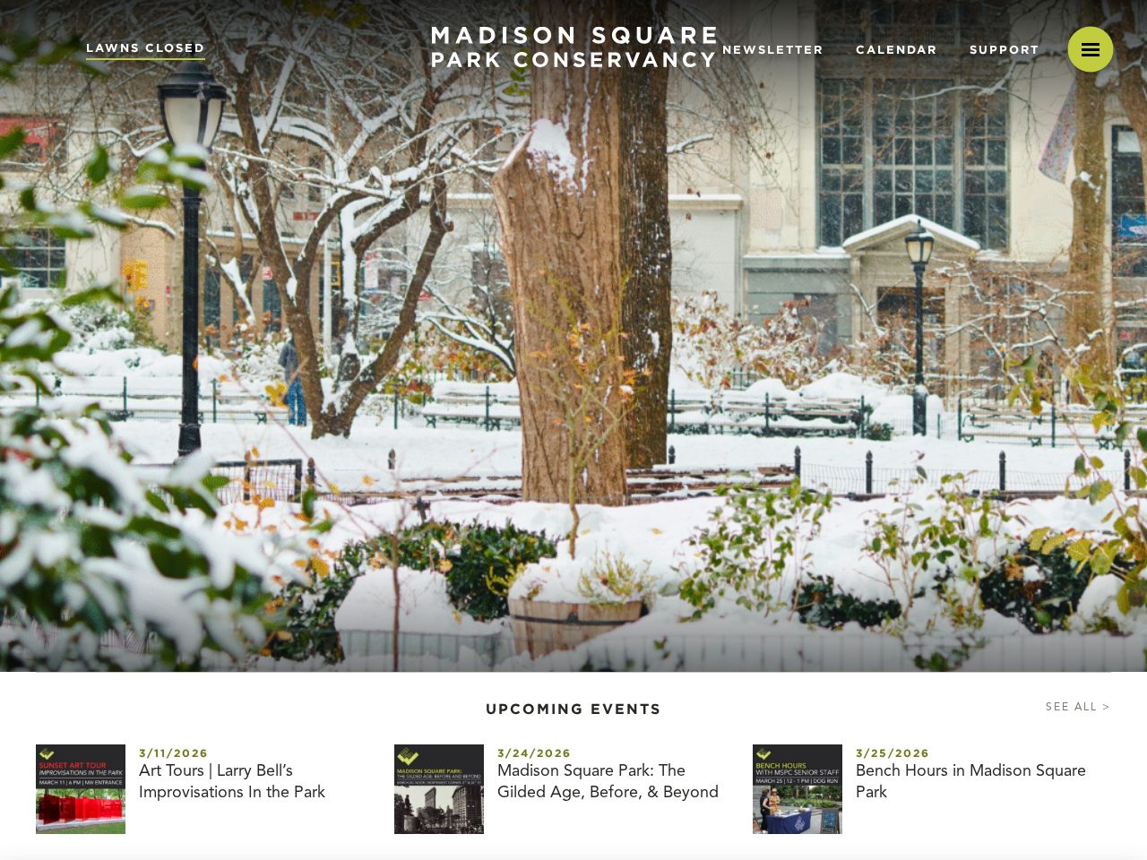 Screenshot of https://madisonsquarepark.org