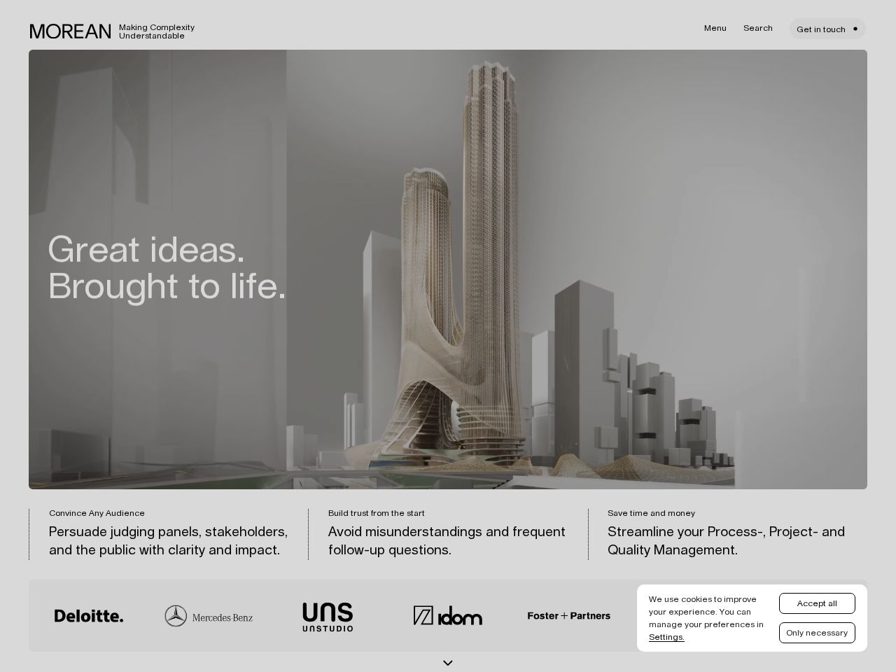 Screenshot of https://morean.de