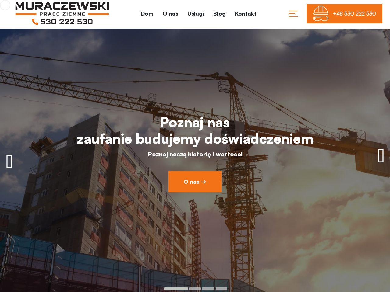 Screenshot of https://muraczewski.pl