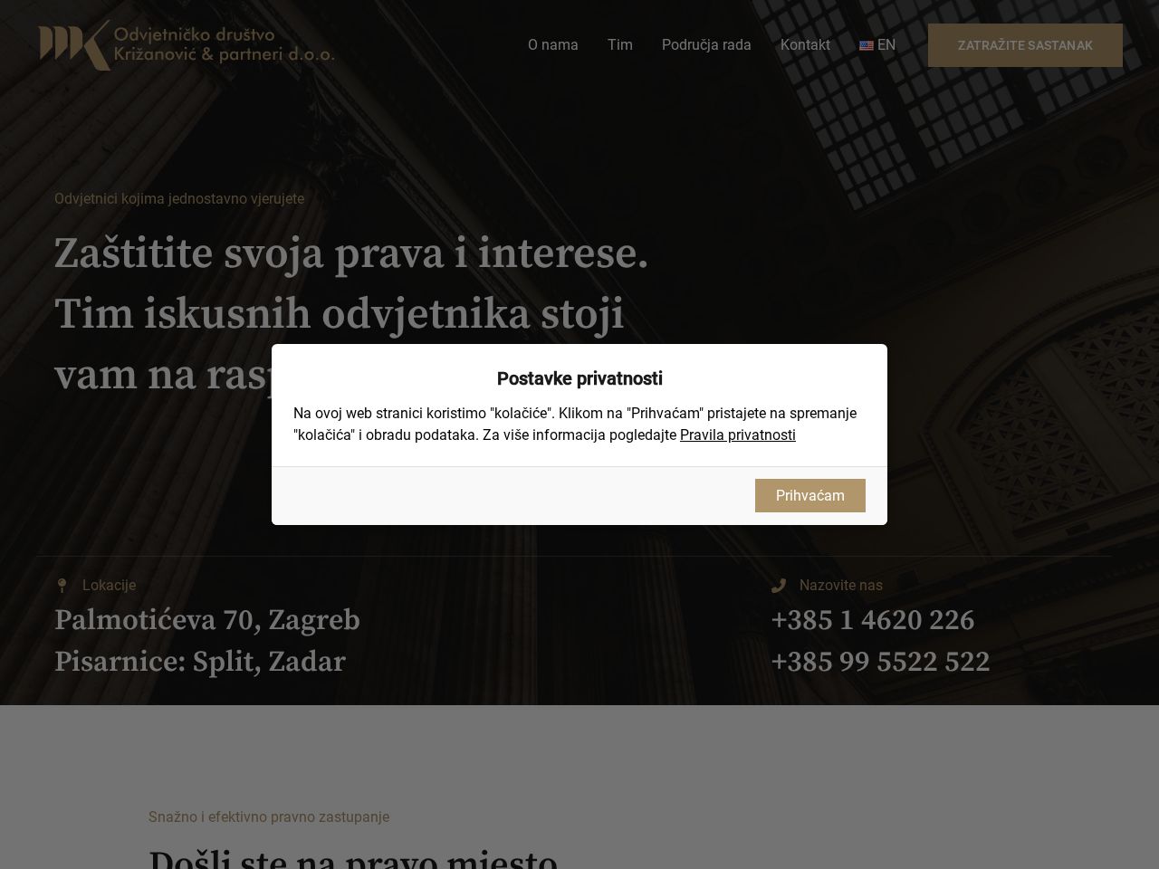 Screenshot of https://odkp.hr