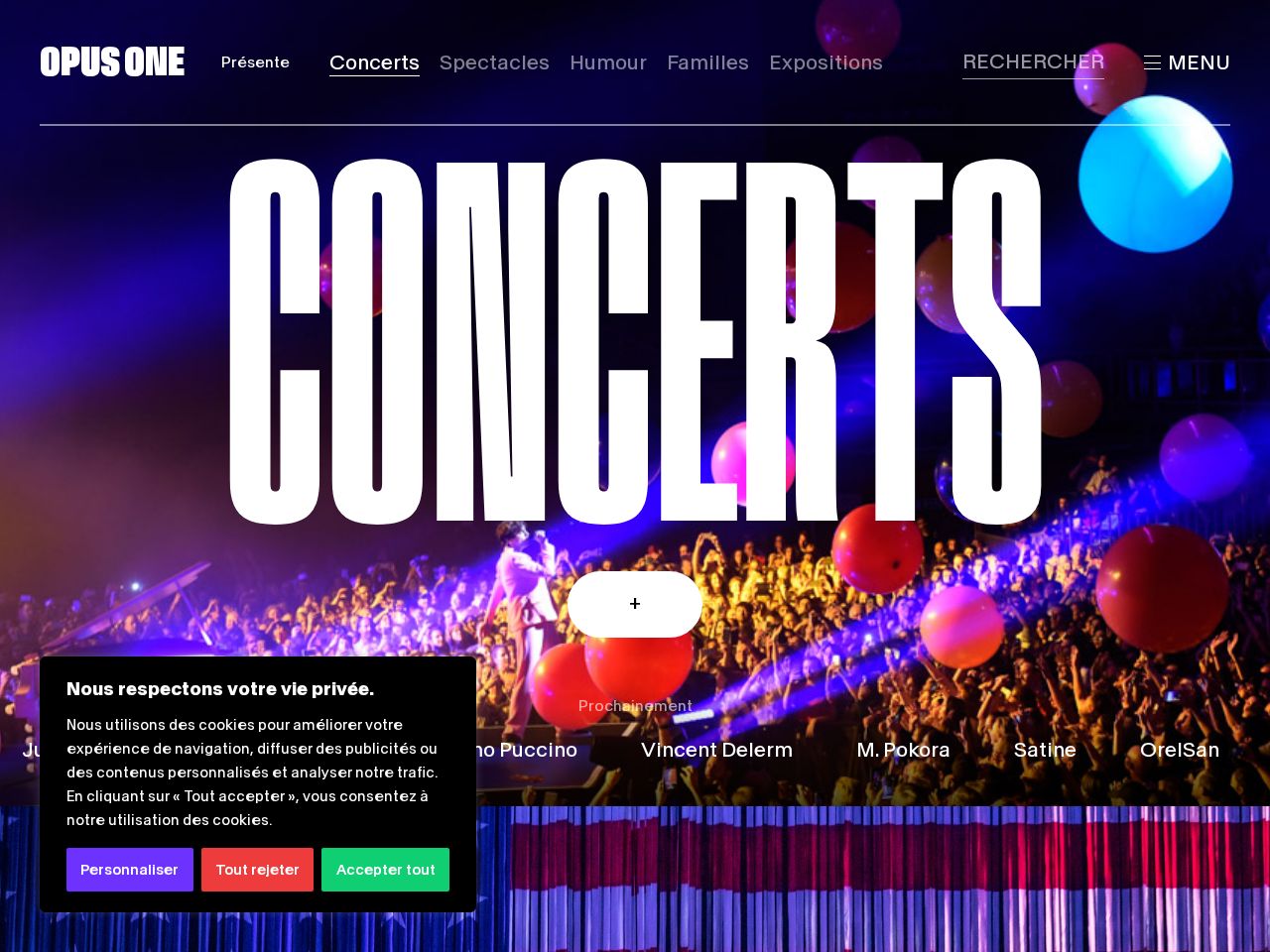 Screenshot of https://opus-one.ch