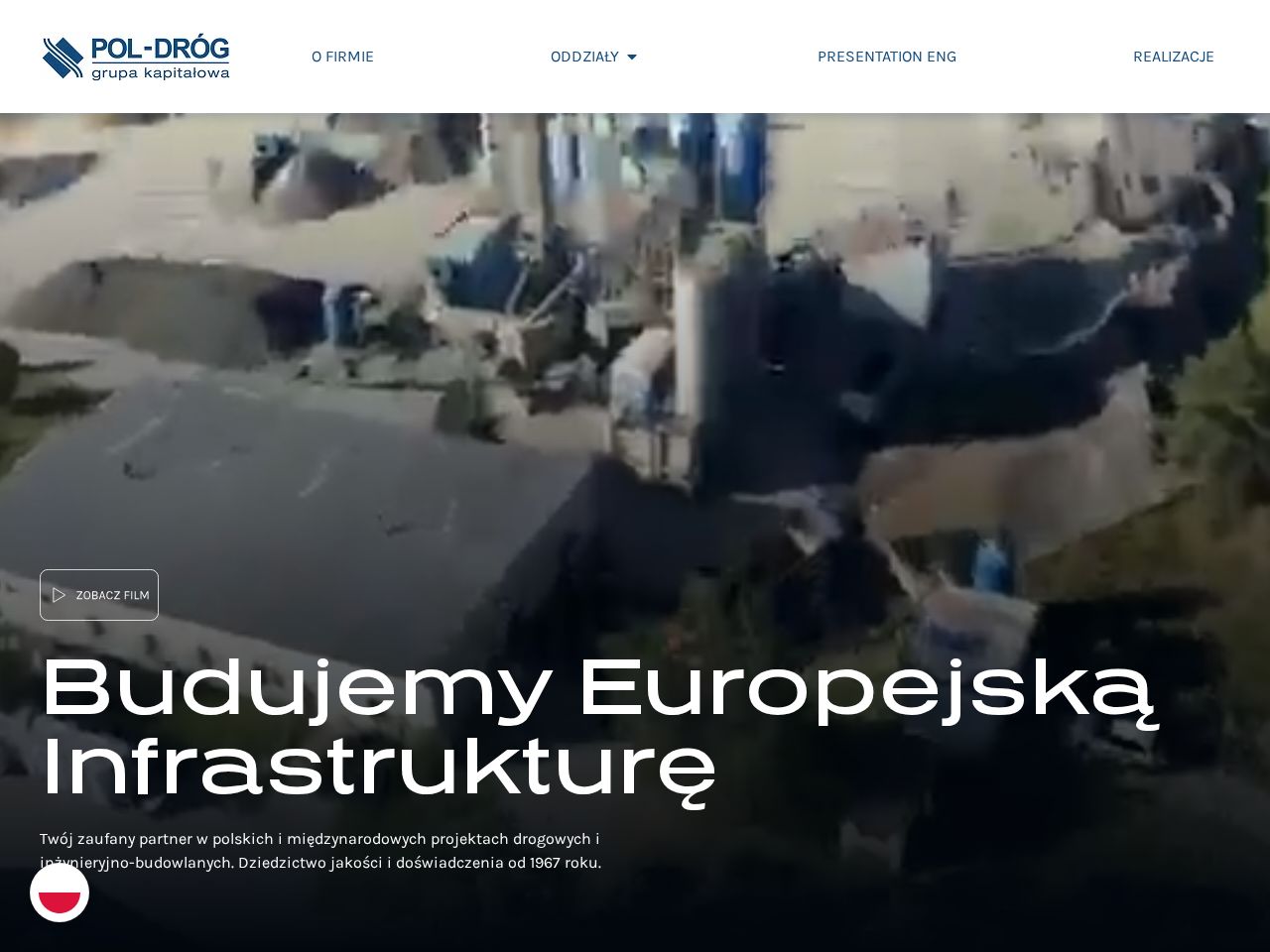 Screenshot of https://poldrog.pl