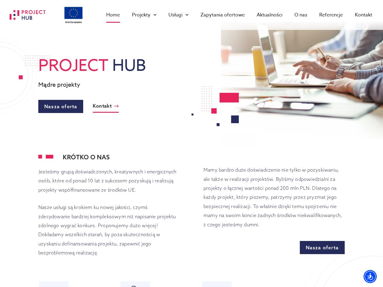 Screenshot of https://projecthub.pl