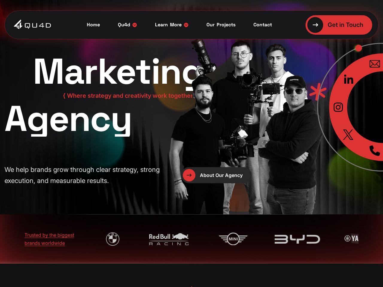Screenshot of https://qu4d.gr
