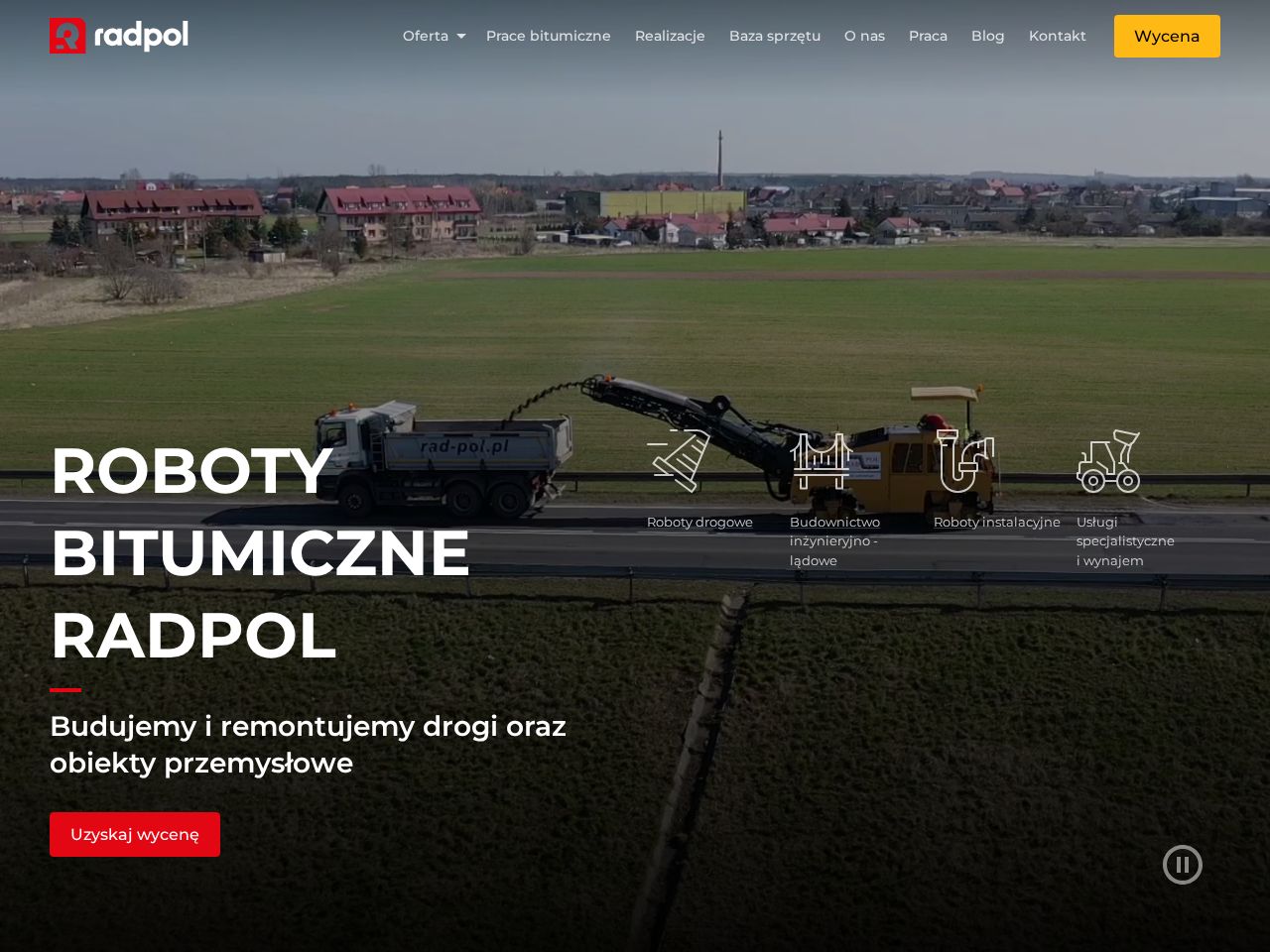 Screenshot of https://rad-pol.pl