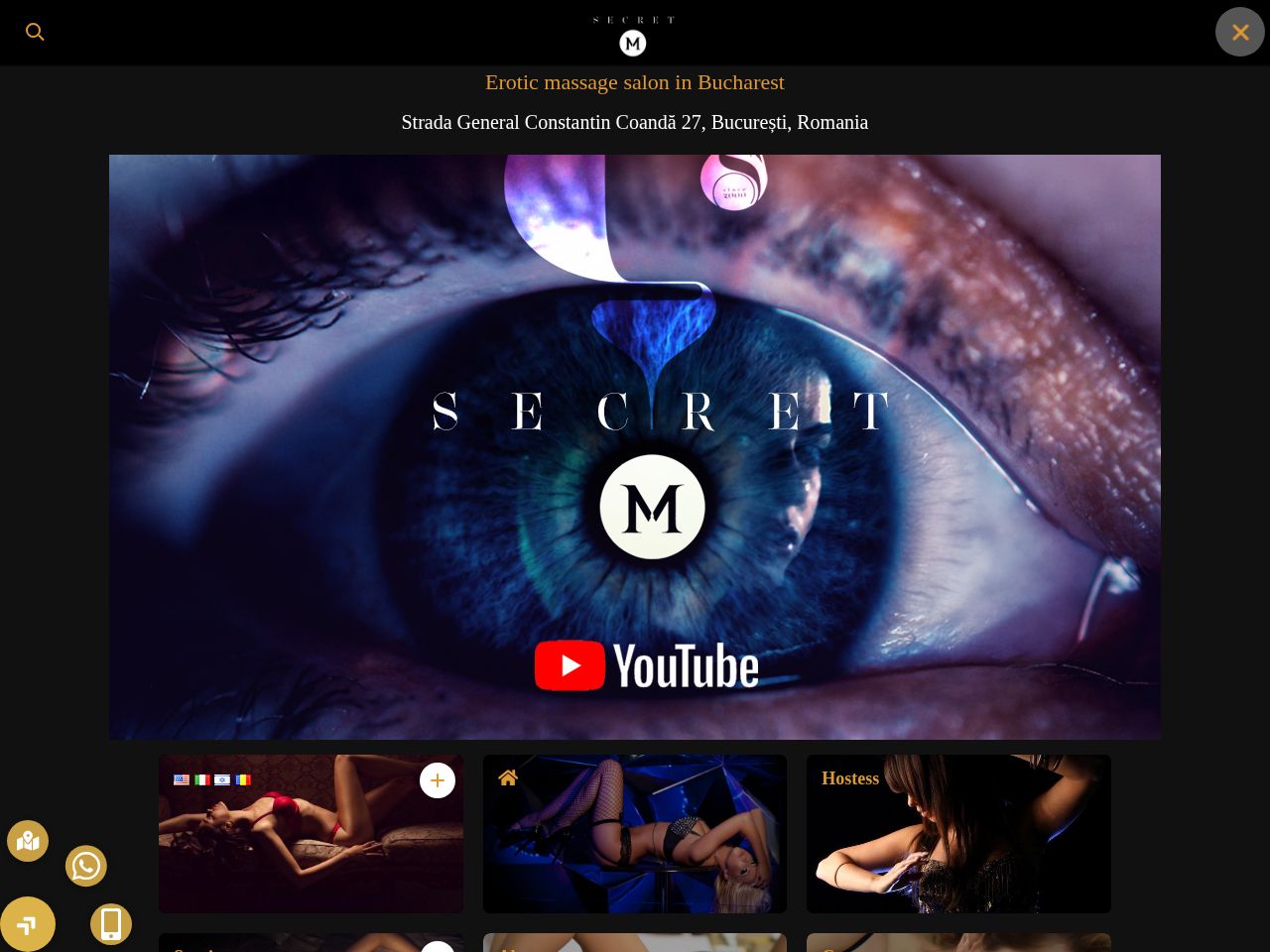 Screenshot of https://secret-massage.ro