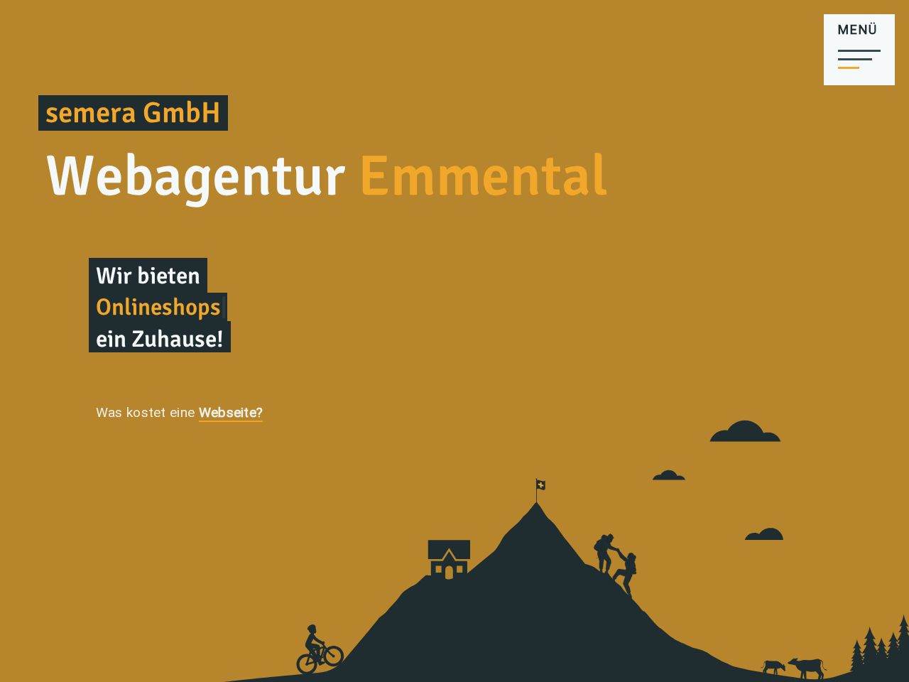 Screenshot of https://semera.ch
