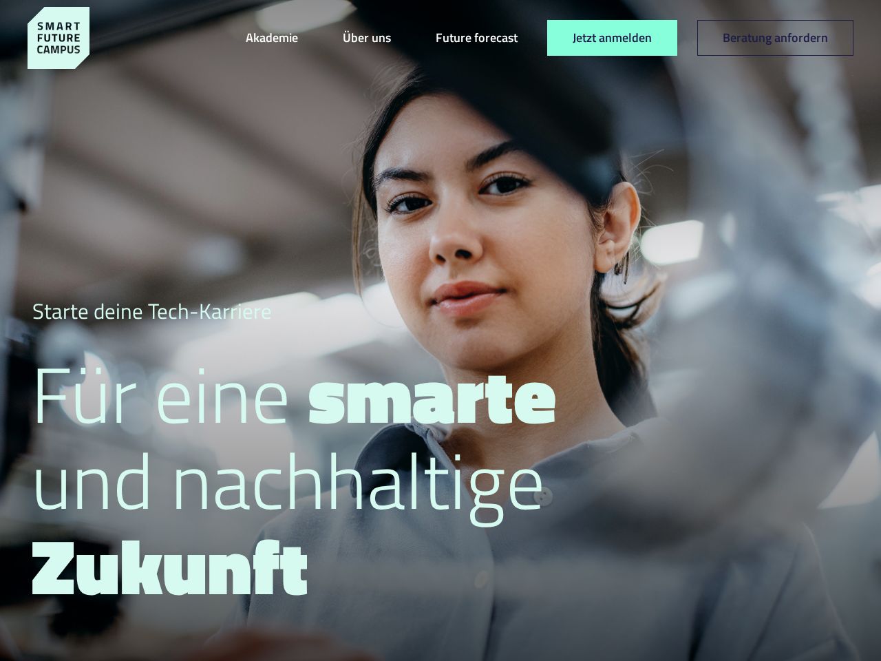 Screenshot of https://smartfuturecampus.de