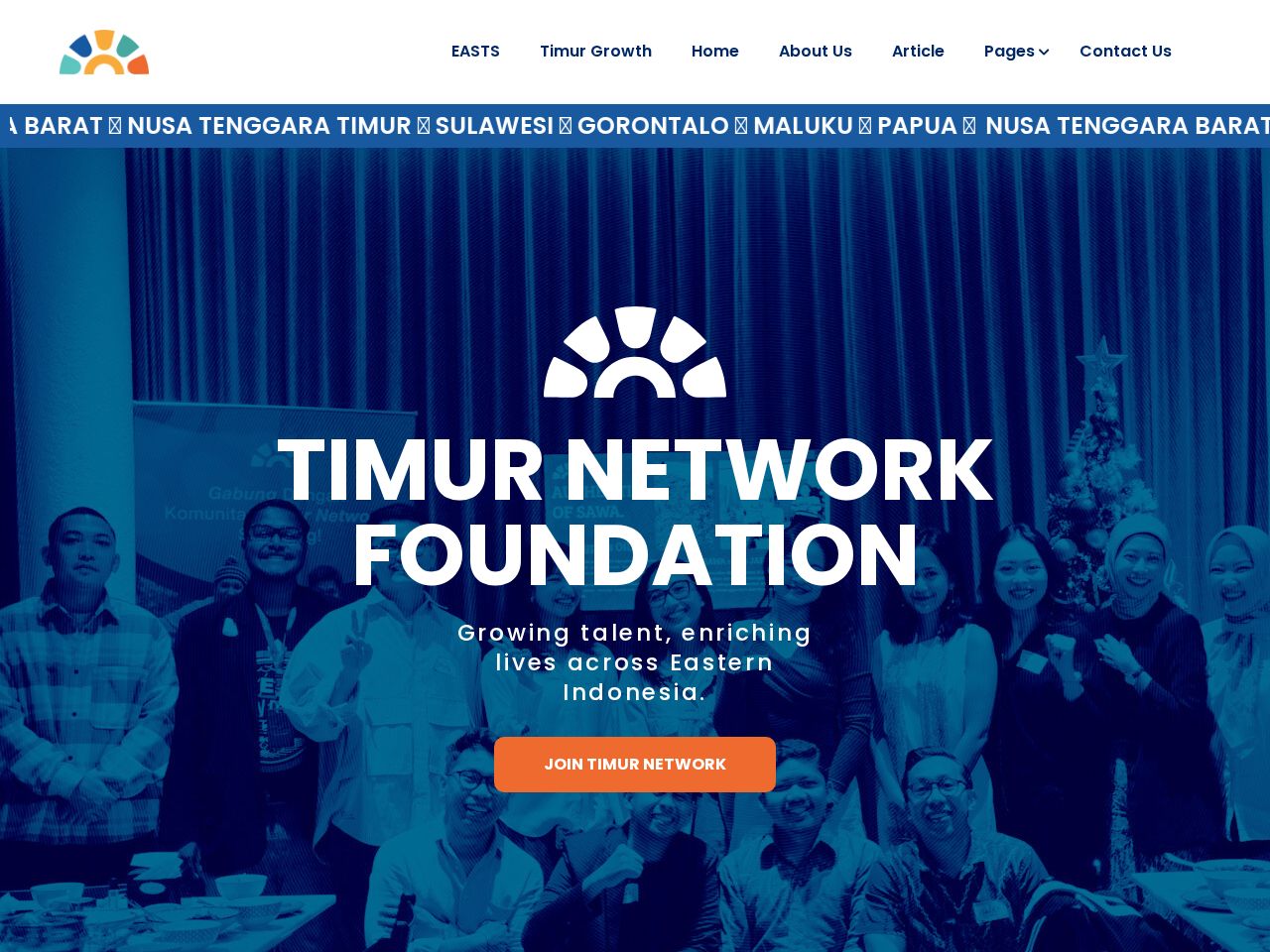 Screenshot of https://timurnetwork.org