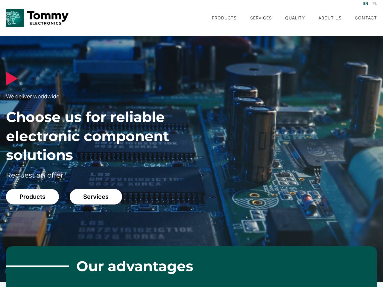 Screenshot of https://tommyelectronics.pl