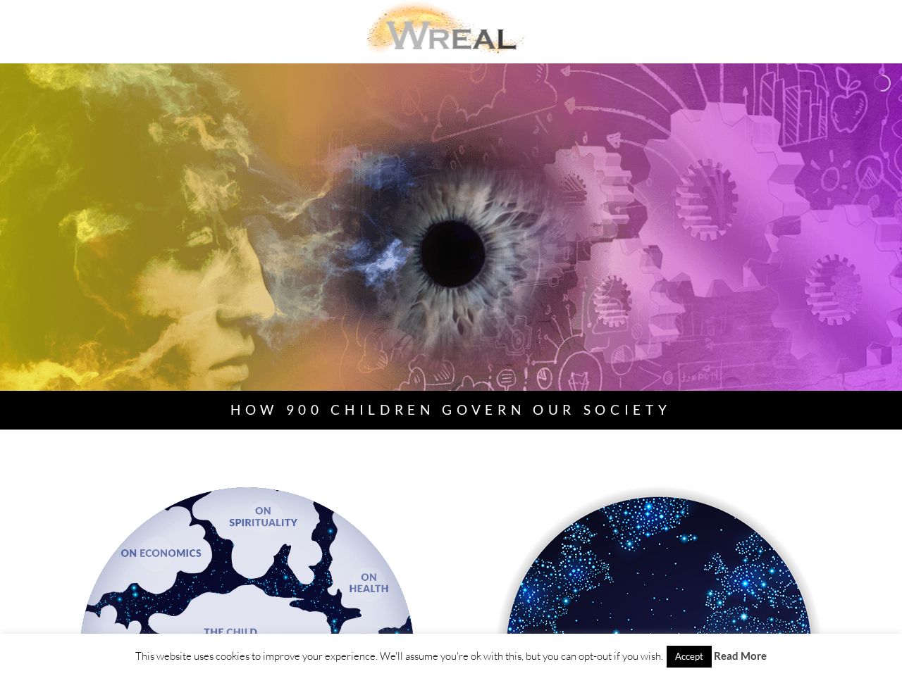 Screenshot of https://wreal.org