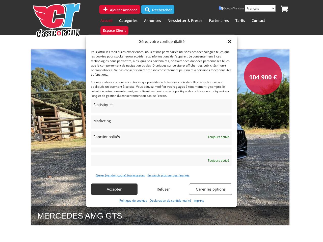 Screenshot of https://www.classic-racing.fr