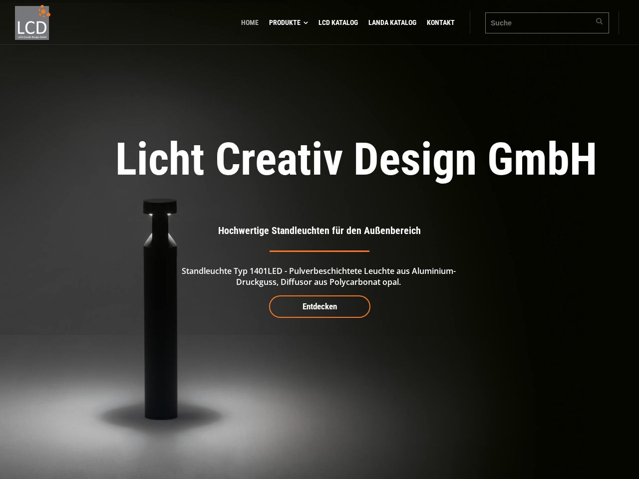 Screenshot of https://www.lcd-gmbh.de
