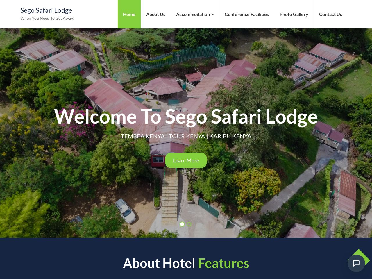 Screenshot of https://www.segosafarilodge.co.ke